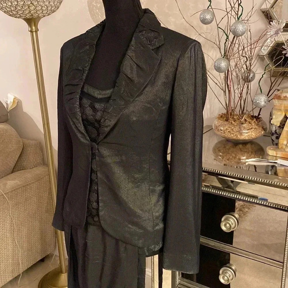 Franco Martini made In Italy absolutely stunning 2 peace’s pants set size 38 - Picture 5 of 10